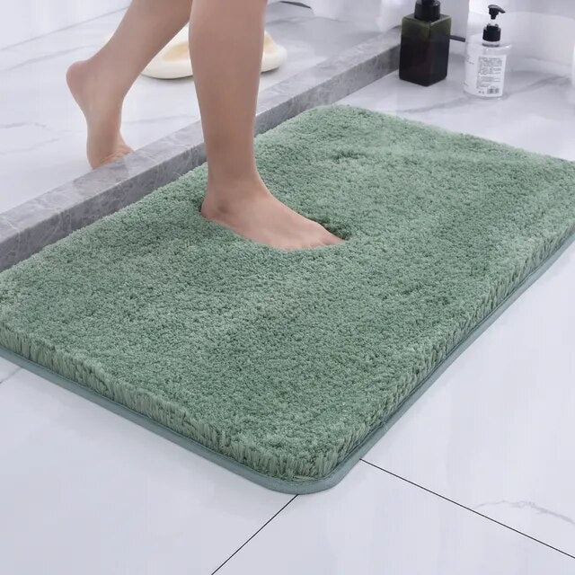 Luxe Pluche Badmat Antislip Zachte Microvezel Absorberend voor Douche Badkamer WC