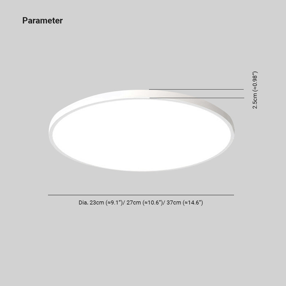 Ronde LED Plafondlamp Metaal Wit Zwart Eetkamer Dimbaar Moderne Plafondverlichting Sfeervol Woonkamer