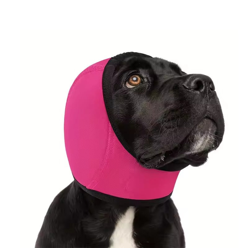 Oorbeschermer voor Honden - Verstelbaar Zacht Beschermkapje tegen Geluid en Lawaai voor Thuis Onderweg