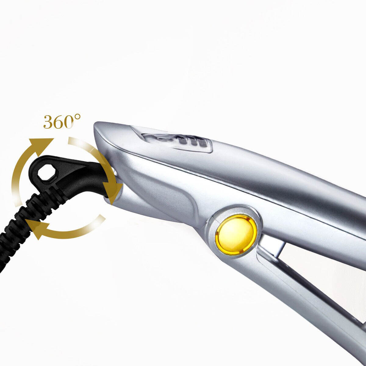 2-in-1 Haarstyler met Roterende Cilinder - Stijltang en Krultang voor Thuis