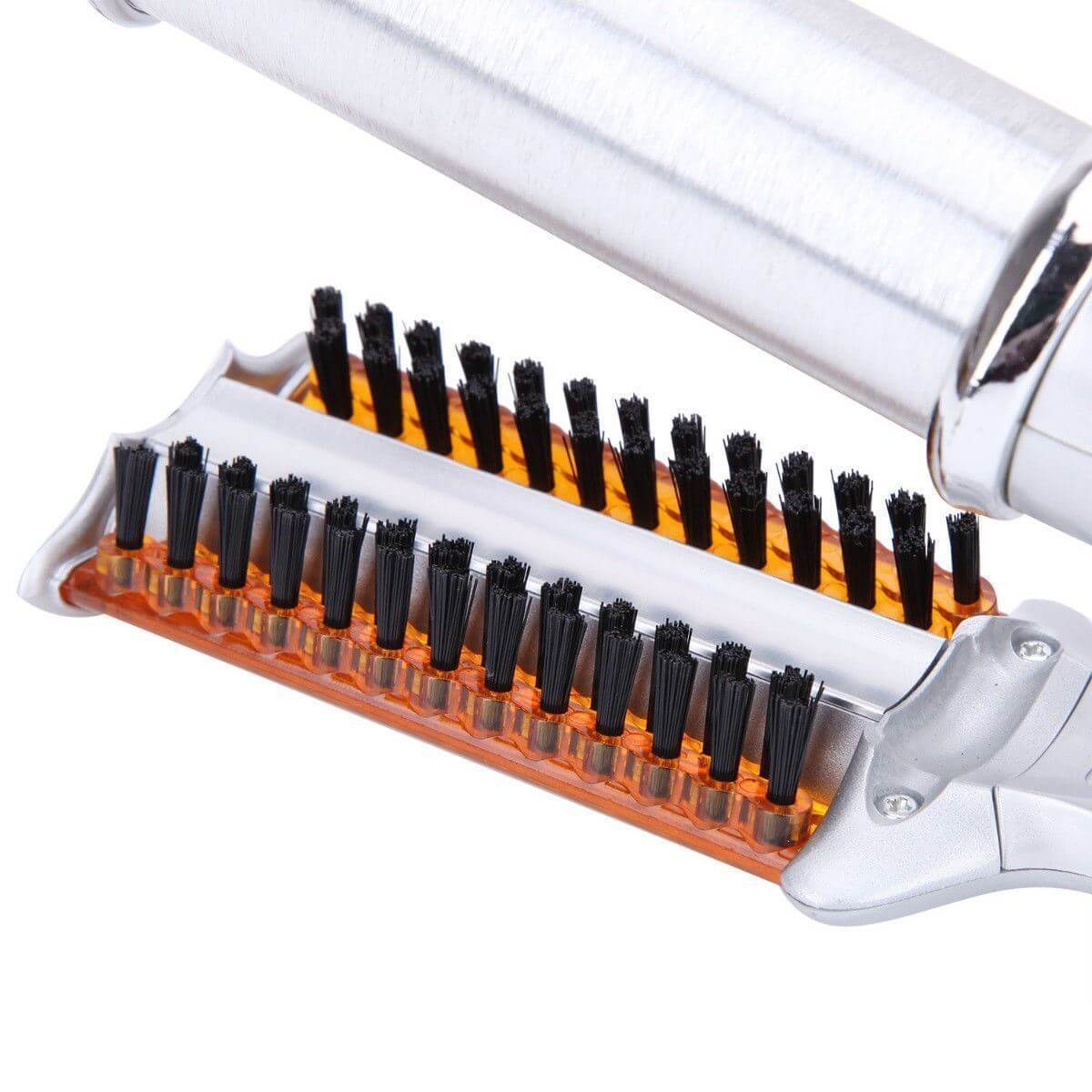 2-in-1 Haarstyler met Roterende Cilinder - Stijltang en Krultang voor Thuis