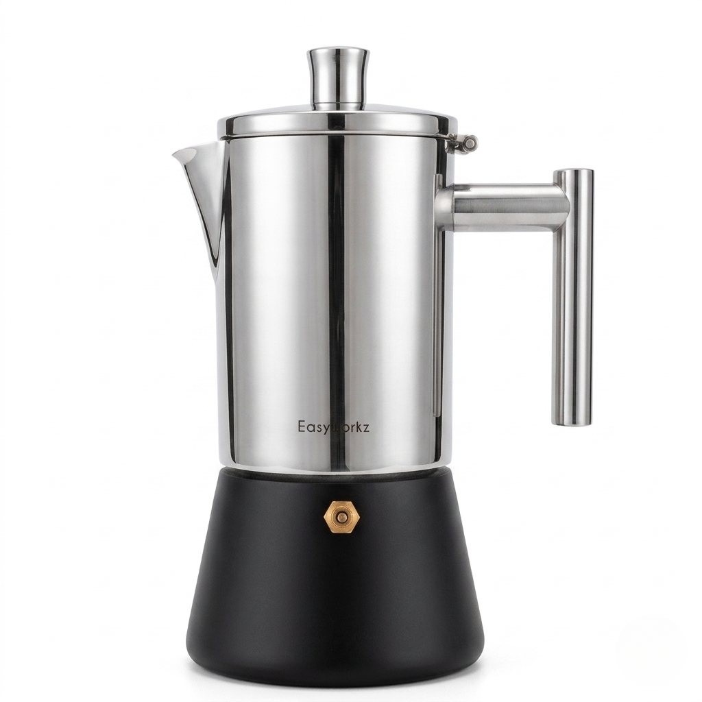 Roestvrijstalen Espresso Koffiemaker 200ml-500ml Inductie Gas Elektrisch Moka Pot Italiaans Koffie Percolator