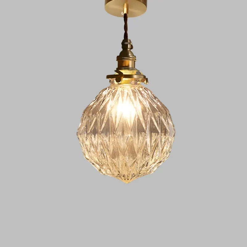 Hanglamp Kristalglas Transparant Scandinavisch Retro E27 15cm LED Eetkamer Woonkamer Minimalistisch