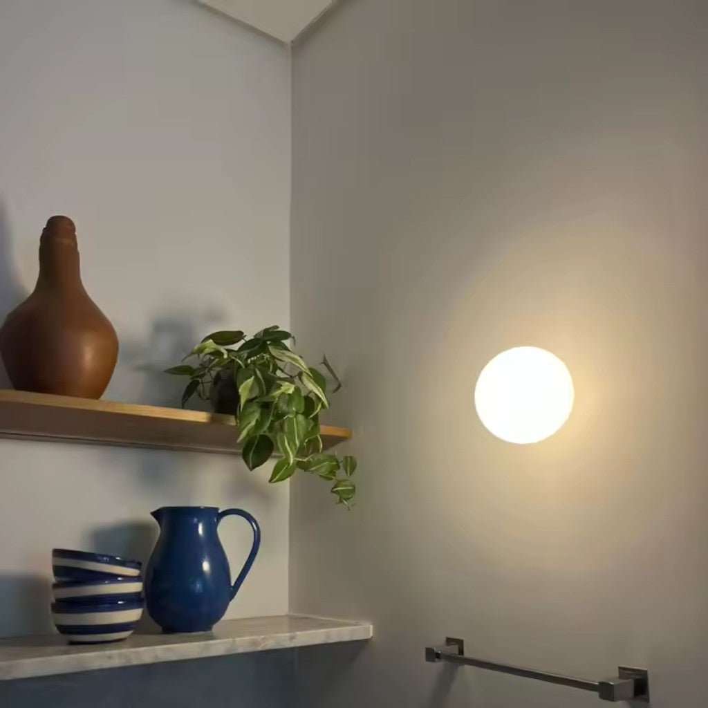 Wandlamp Bol Matglas G9 LED Wit 12-18cm Zwevend Design Moderne Verlichting voor Hal Badkamer Slaapkamer Woonkamer