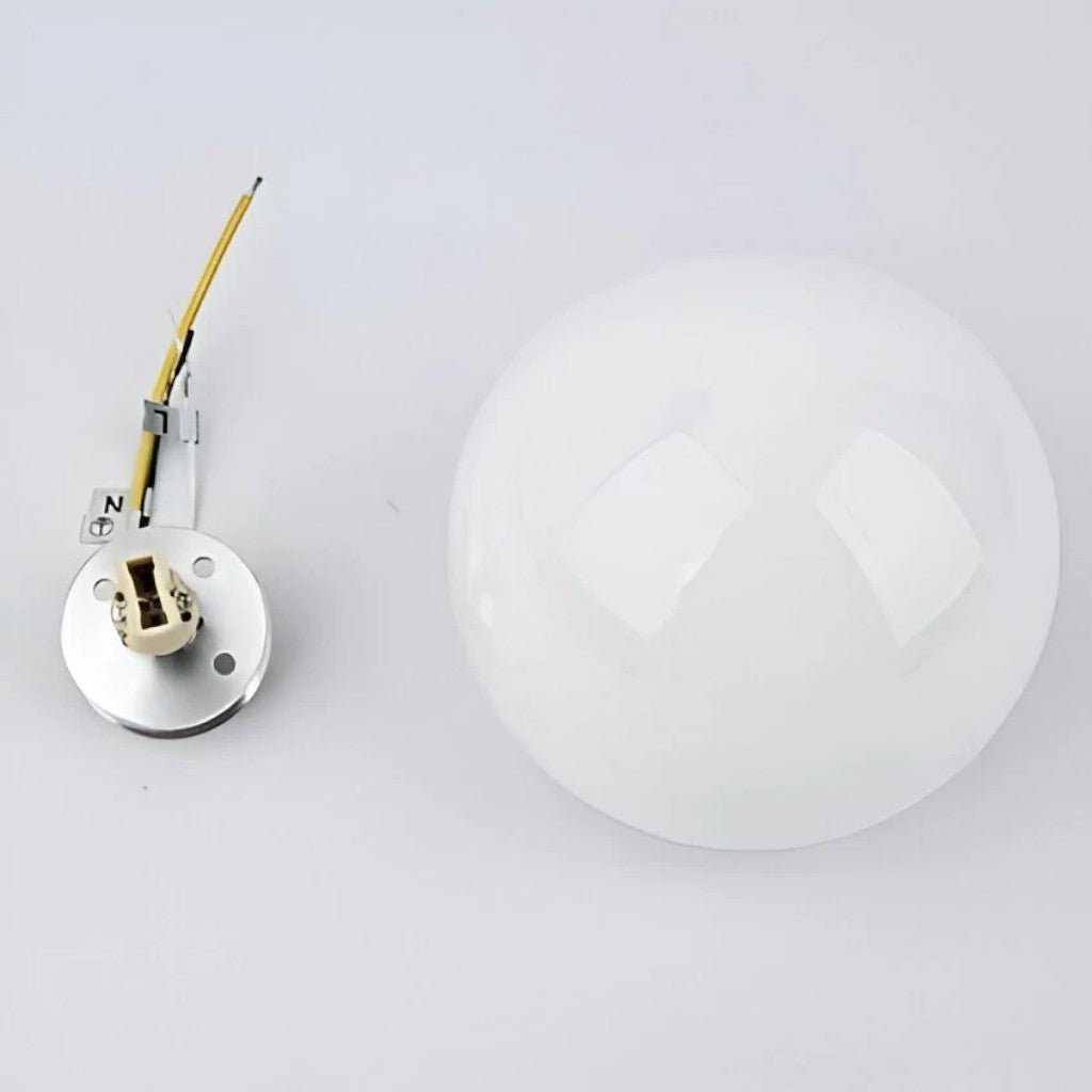 Wandlamp Bol Matglas G9 LED Wit 12-18cm Zwevend Design Moderne Verlichting voor Hal Badkamer Slaapkamer Woonkamer