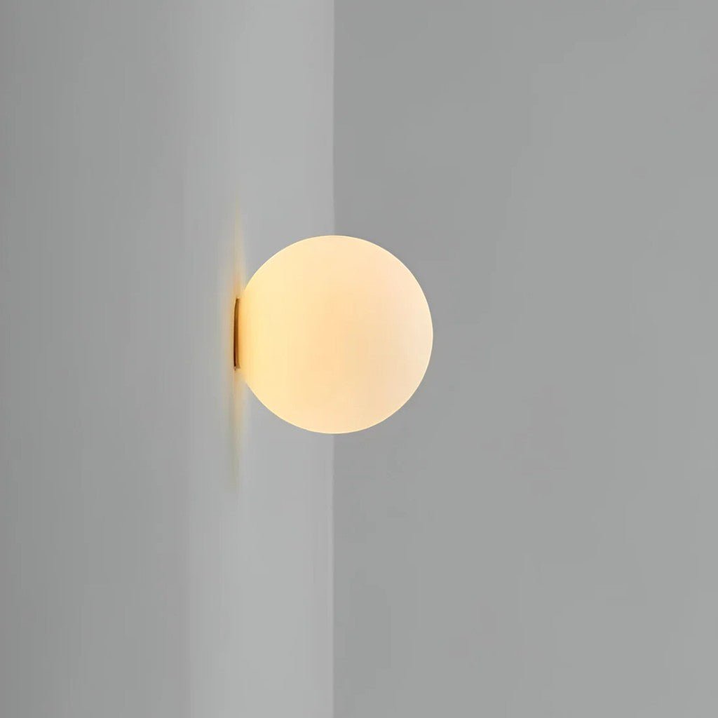 Wandlamp Bol Matglas G9 LED Wit 12-18cm Zwevend Design Moderne Verlichting voor Hal Badkamer Slaapkamer Woonkamer