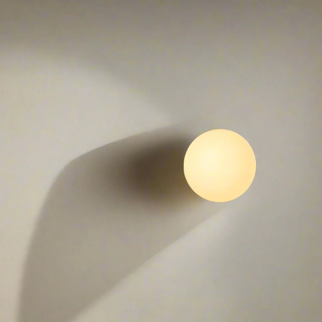Wandlamp Bol Matglas G9 LED Wit 12-18cm Zwevend Design Moderne Verlichting voor Hal Badkamer Slaapkamer Woonkamer