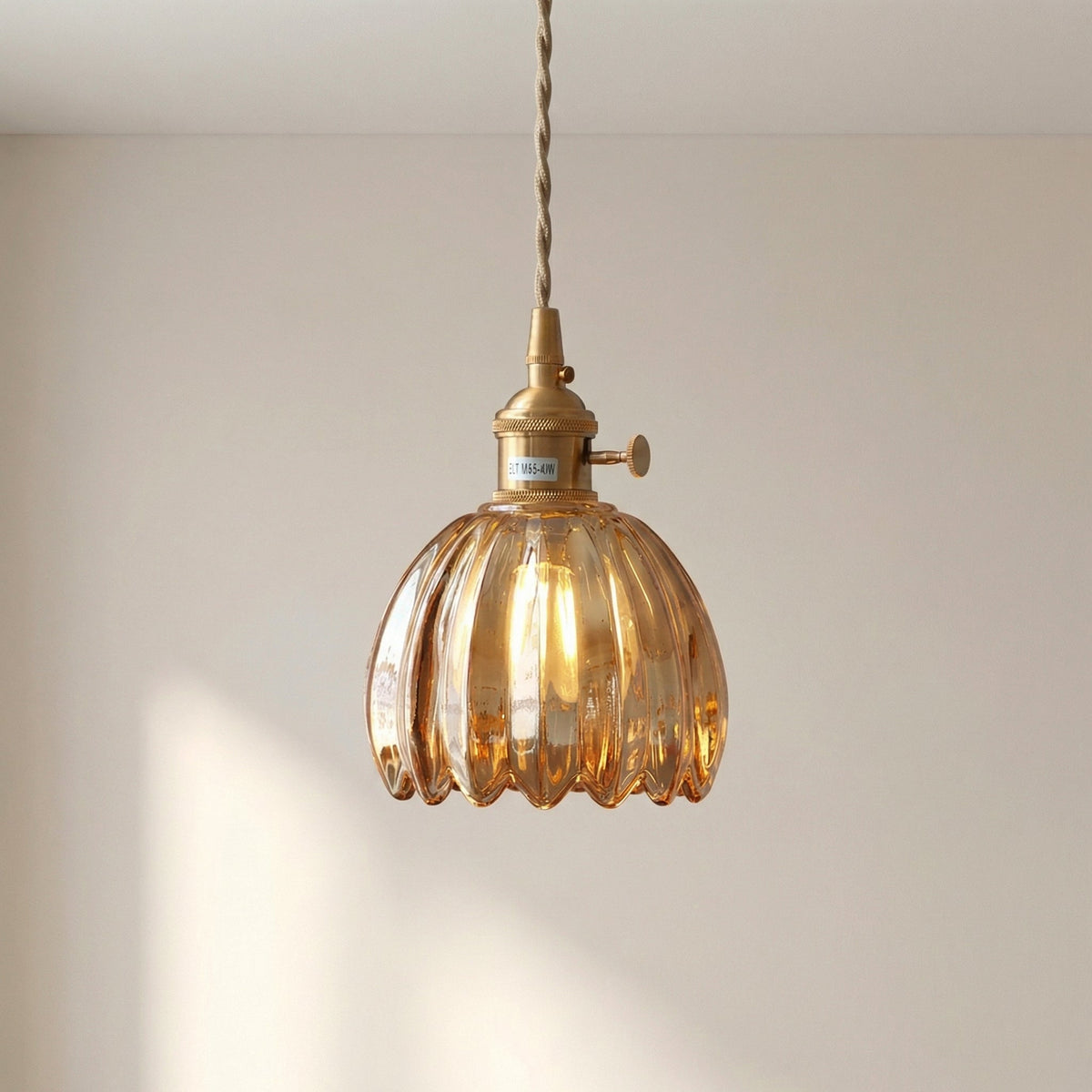 Glazen Hanglamp E27 Glas-Metaal Combinatie Scandinavisch Design Eetkamer Woonkamer Eetkamerlamp Minimalisme