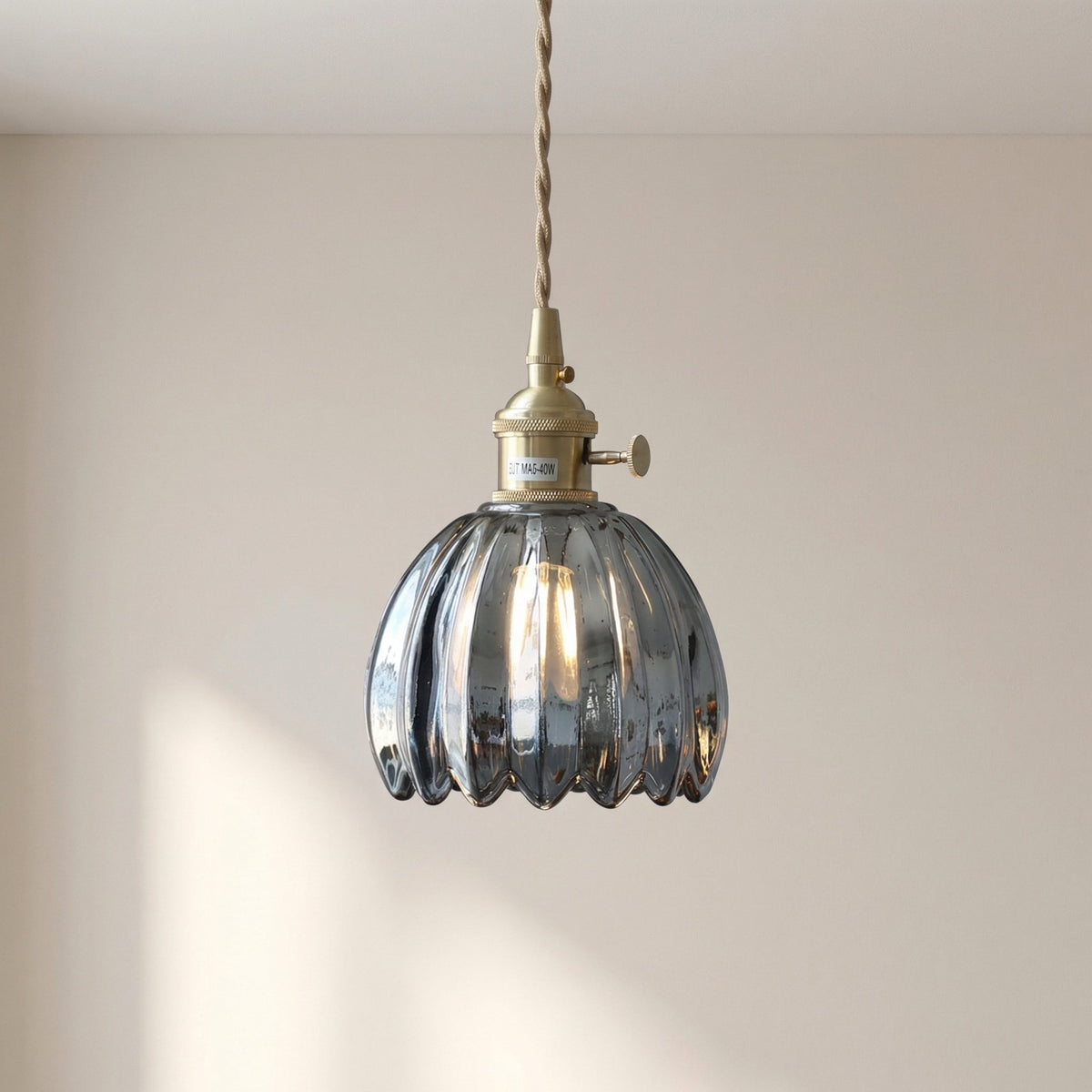 Glazen Hanglamp E27 Glas-Metaal Combinatie Scandinavisch Design Eetkamer Woonkamer Eetkamerlamp Minimalisme