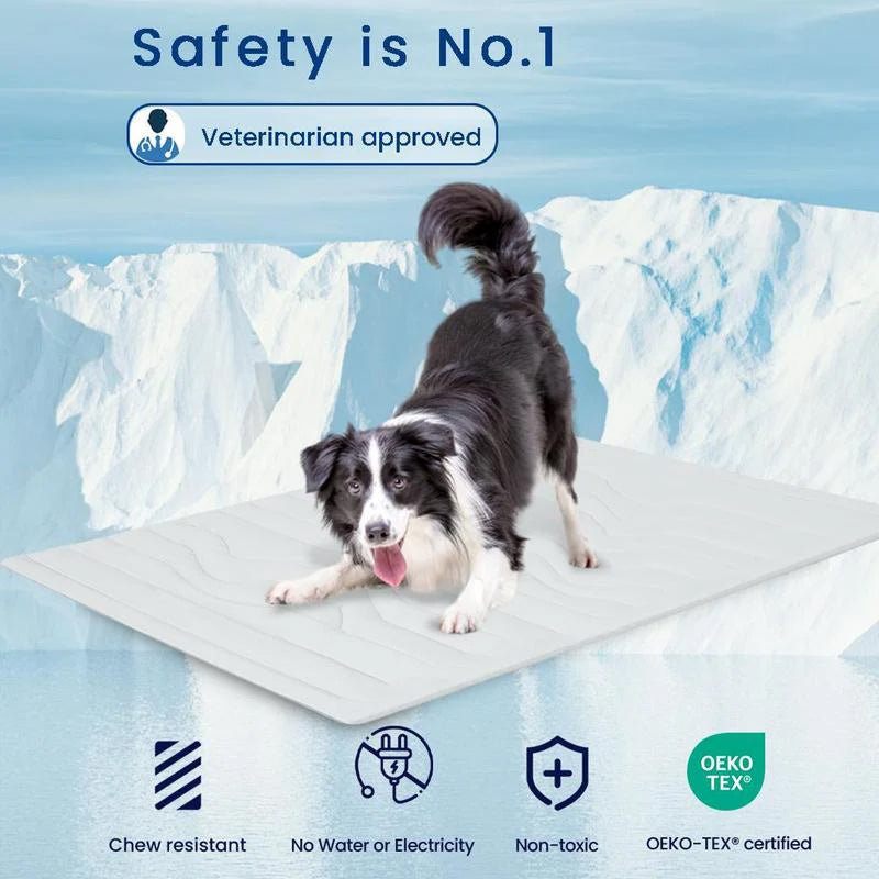 Koelmat Hond Zelfactiverend met Arc-Chill Technologie OEKO-TEX Gecertificeerd Verkoelend Comfort Huisdier