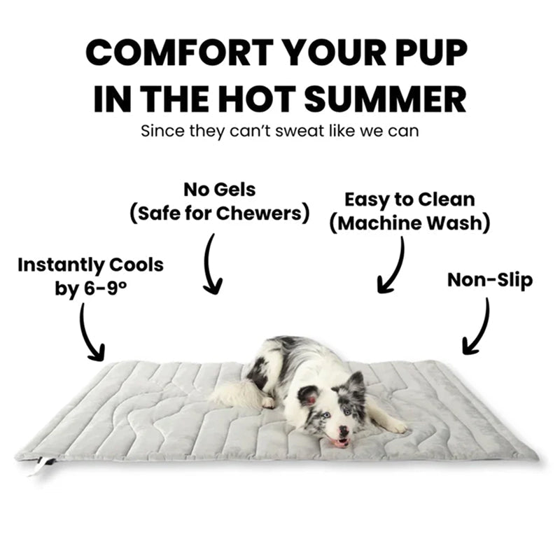 Koelmat Hond Zelfactiverend met Arc-Chill Technologie OEKO-TEX Gecertificeerd Verkoelend Comfort Huisdier