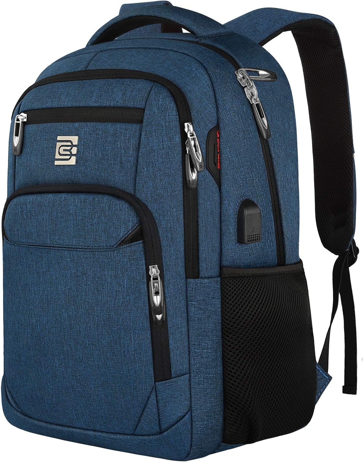 Premium Laptop Rugzak met USB-Oplaadpoort & Diefstalbeveiliging 15,6 inch - Waterafstotend & Ergonomisch