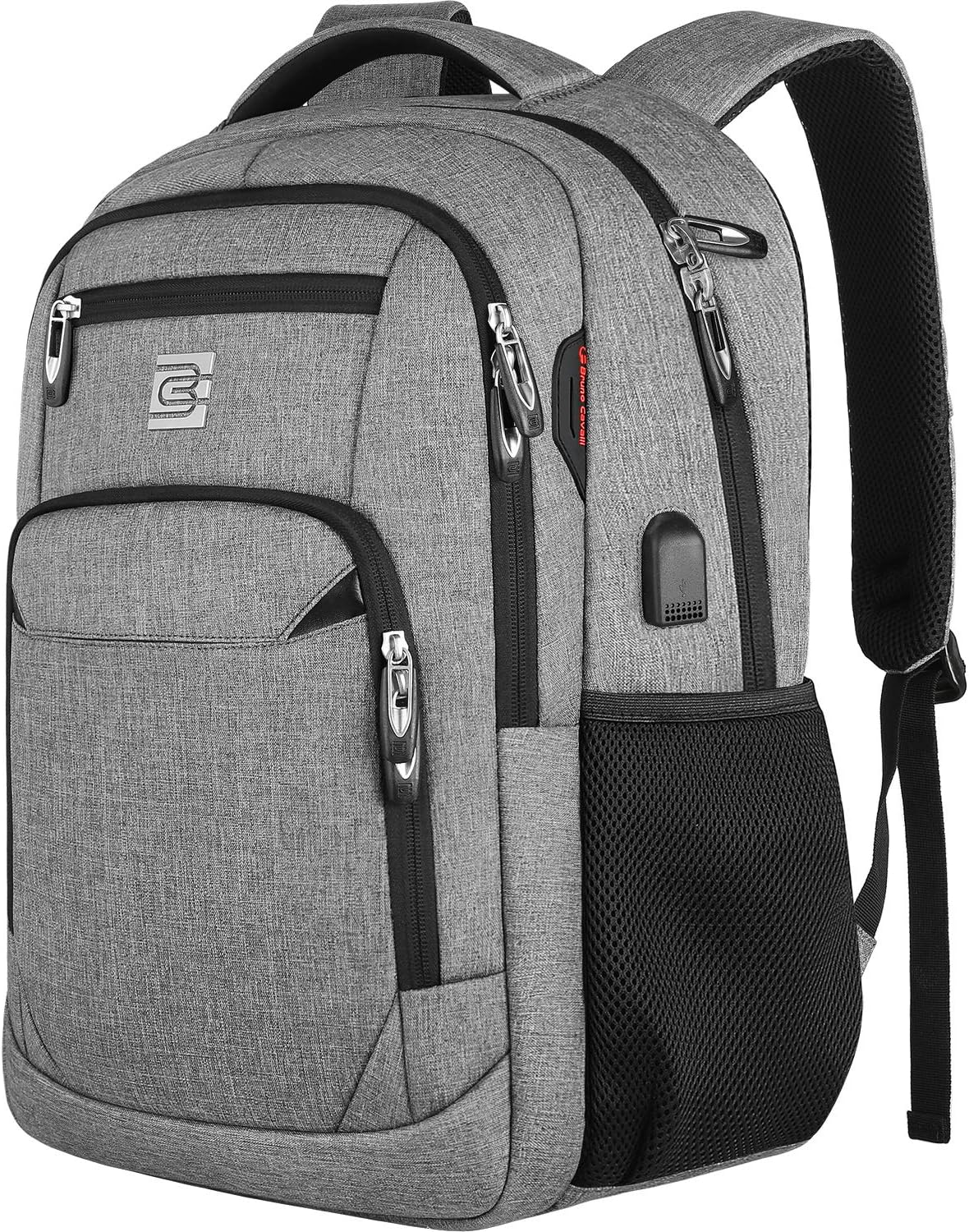 Premium Laptop Rugzak met USB-Oplaadpoort & Diefstalbeveiliging 15,6 inch - Waterafstotend & Ergonomisch