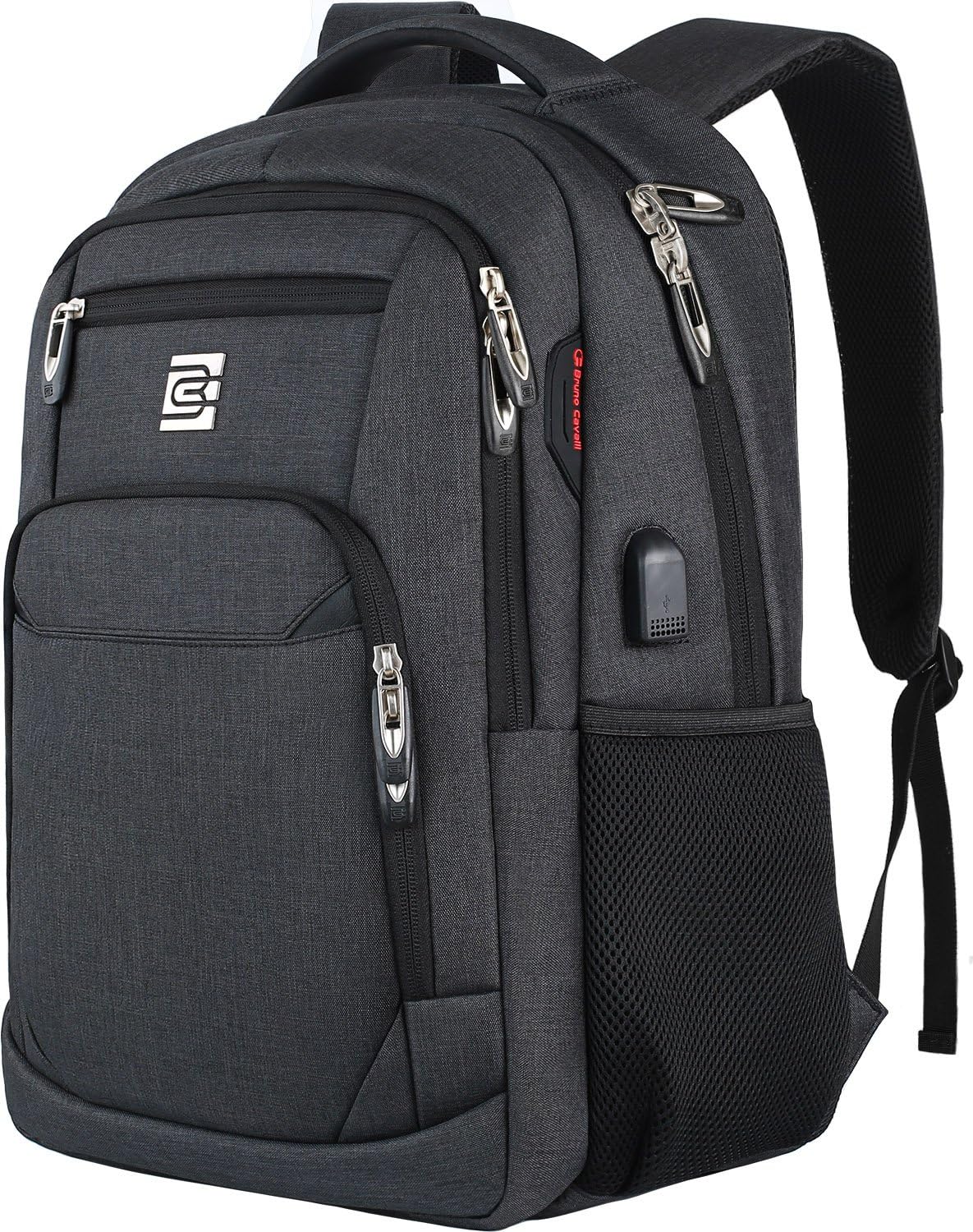 Premium Laptop Rugzak met USB-Oplaadpoort & Diefstalbeveiliging 15,6 inch - Waterafstotend & Ergonomisch