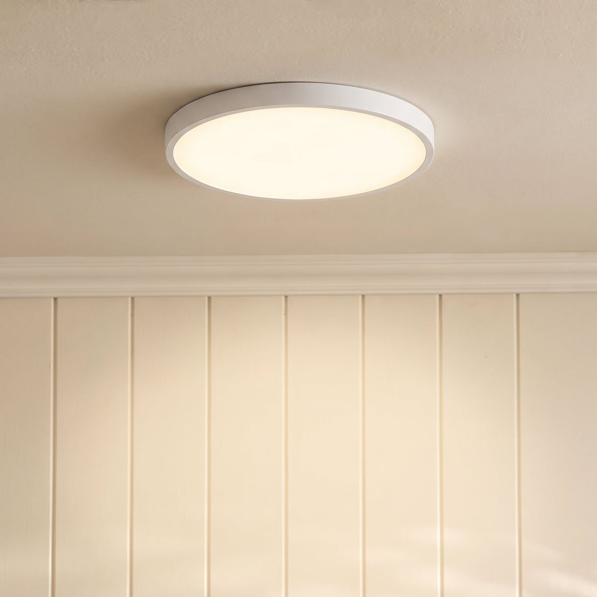 Ultraslanke LED Plafondlamp Rond IJzer Zwart Wit 23-37cm Scandinavisch Modern Woonkamer Slaapkamer Verlichting