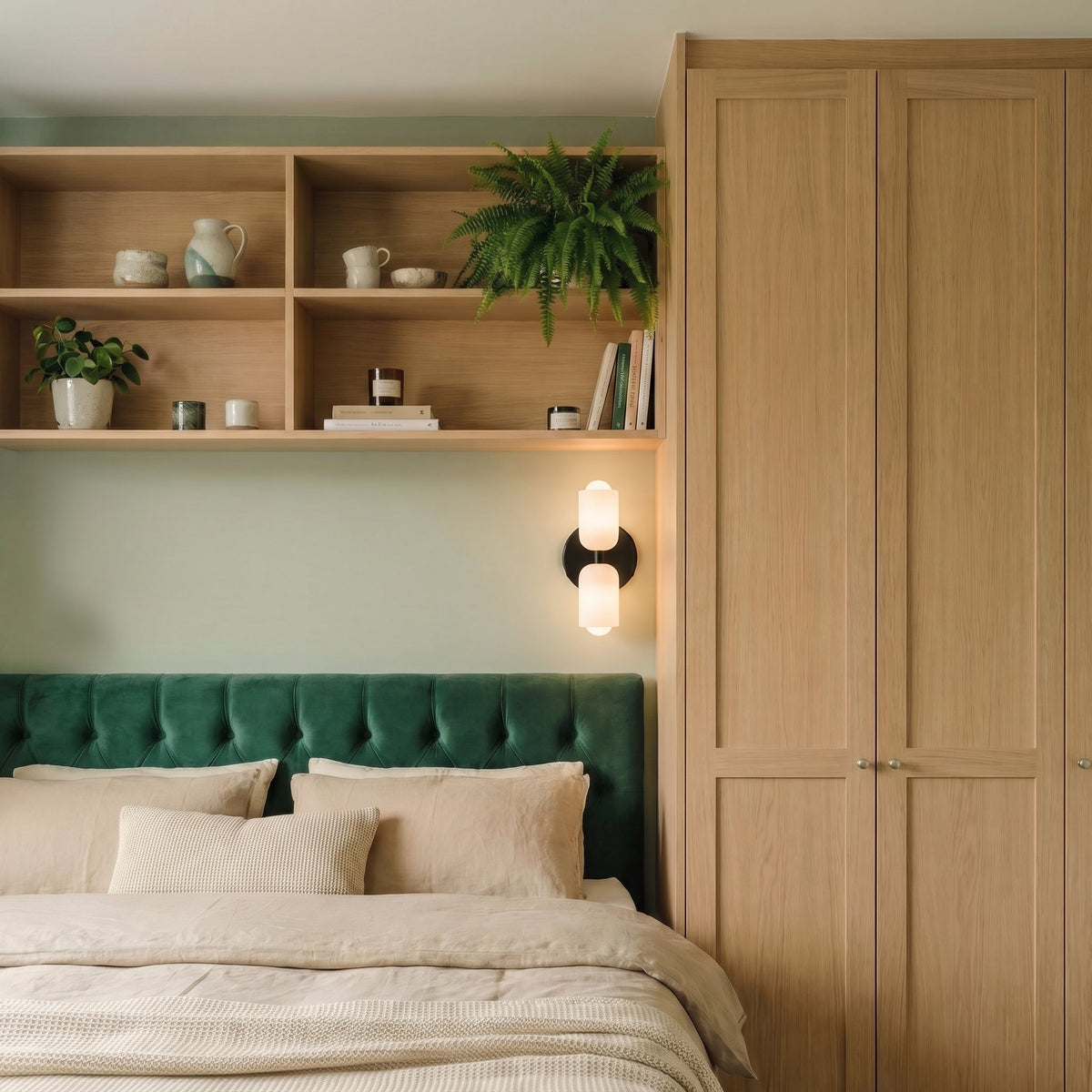 Wandlamp Tweevoudig Licht Metaal en Glas E27 Moderne Wandverlichting voor Woonkamer Gang Slaapkamer Hal