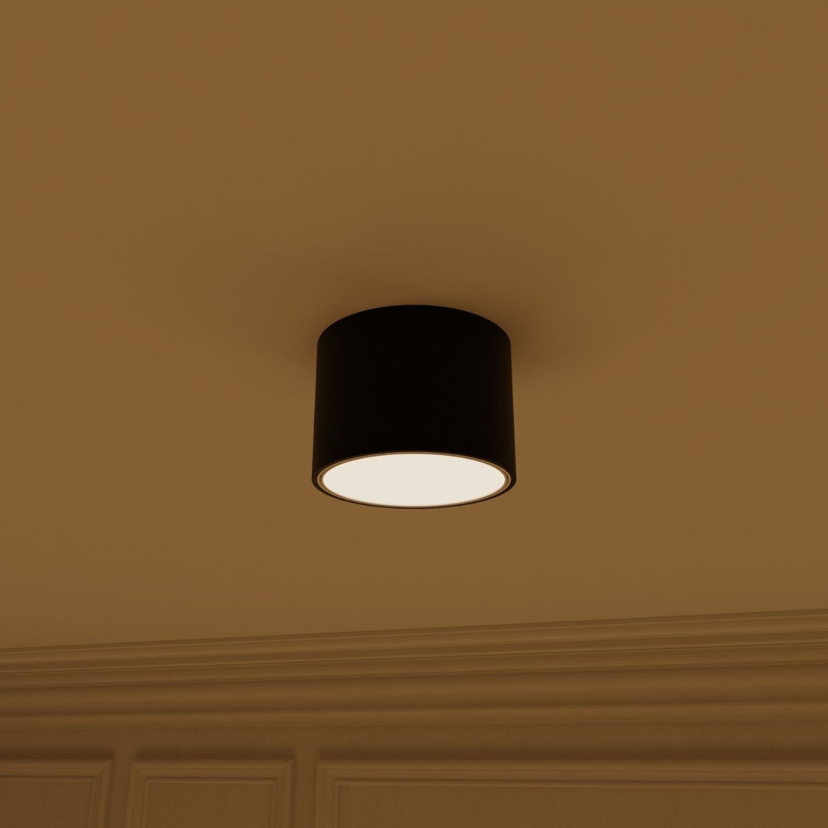 Verstelbare led plafondlamp met gericht warm 2700k licht voor hal keuken en woonkamer