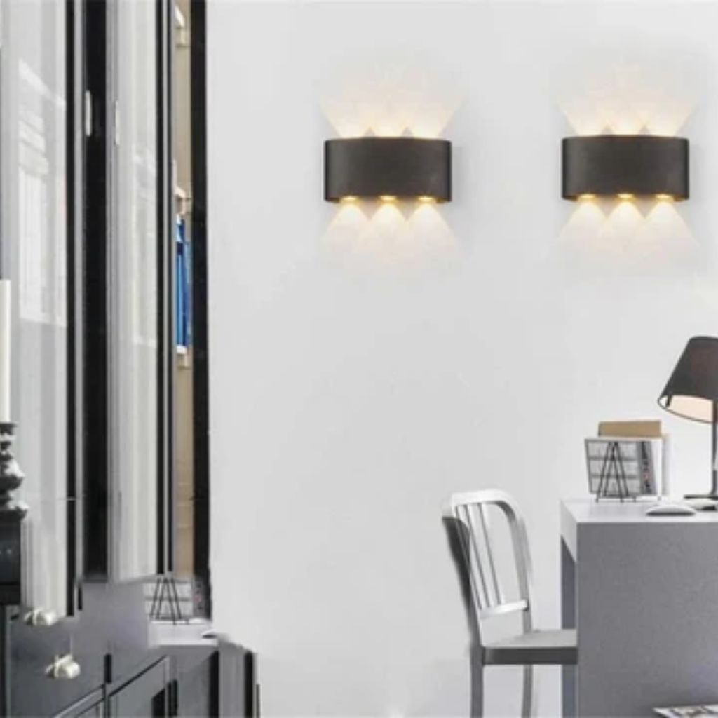 Waterdichte LED Wandlamp Aluminium Binnen Buiten Moderne Verlichting IP65 Sfeerlicht Tuin Terras Gevel