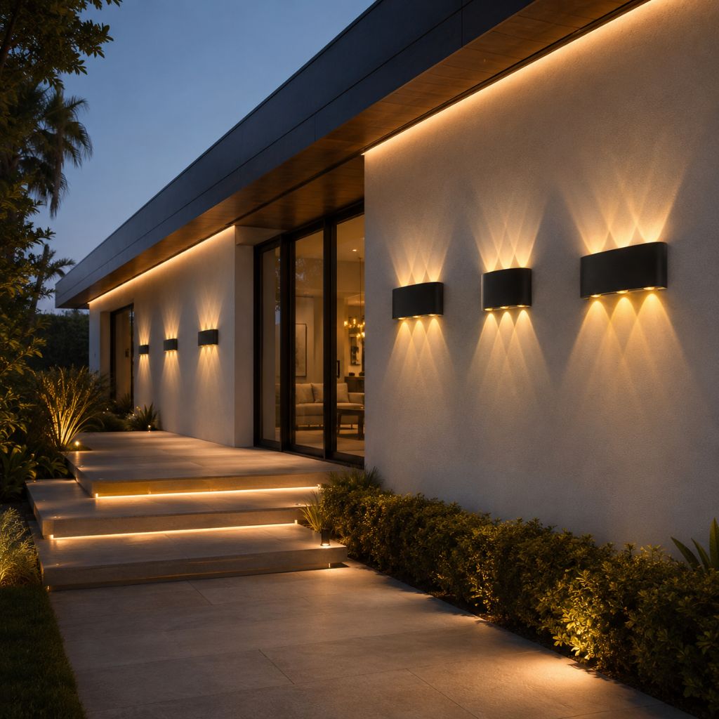 Waterdichte LED Wandlamp Aluminium Binnen Buiten Moderne Verlichting IP65 Sfeerlicht Tuin Terras Gevel