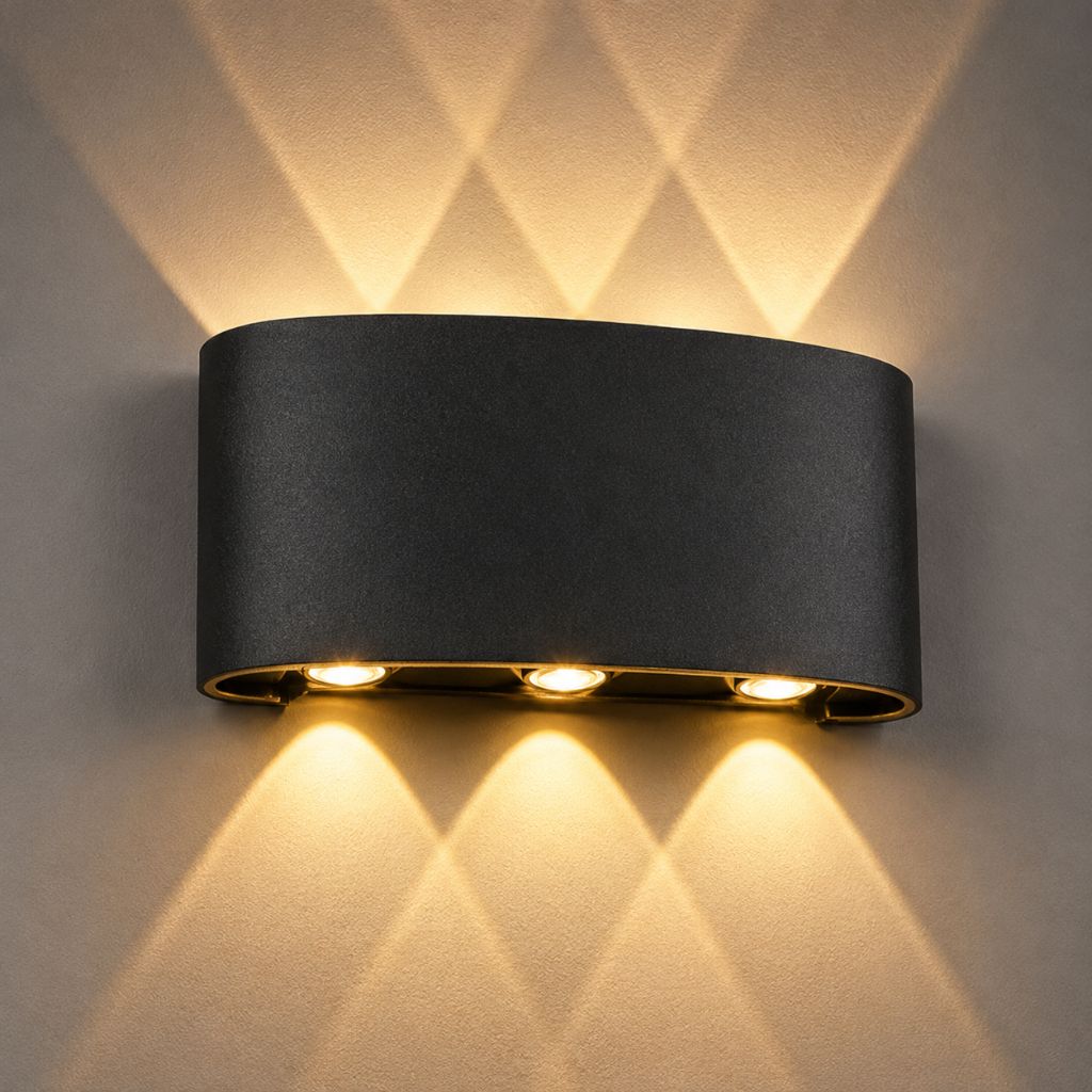 Waterdichte LED Wandlamp Aluminium Binnen Buiten Moderne Verlichting IP65 Sfeerlicht Tuin Terras Gevel