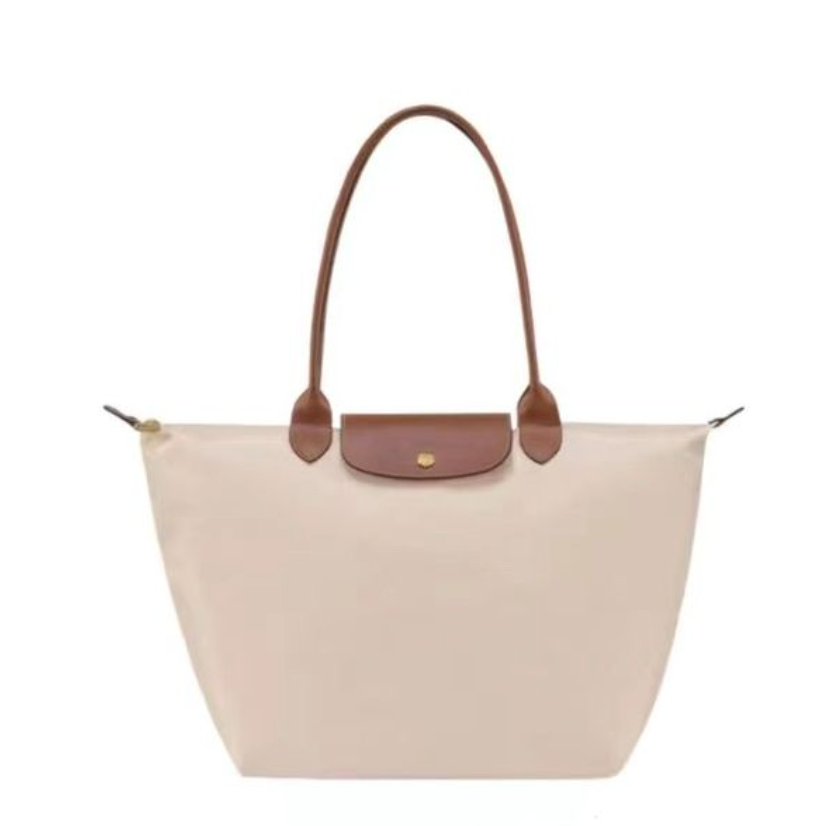 Luxe Reistas met Waterafstotend Nylon en Leren Details - Ruime Weekendtas met Ritssluiting