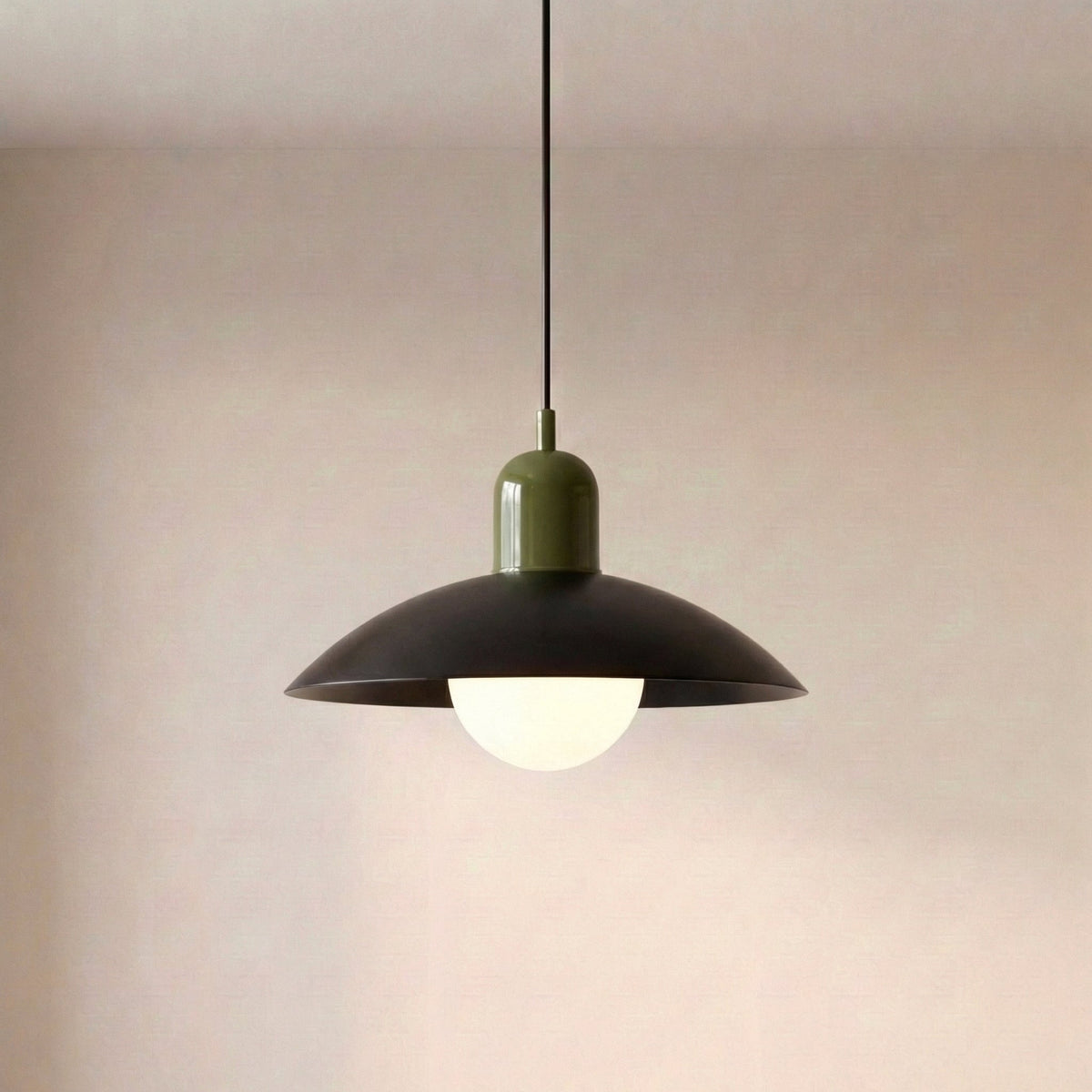 IJzeren hanglamp tweekleurig Ø32 cm warmwit LED voor eetkamer keuken eiland woonkamer landelijk modern