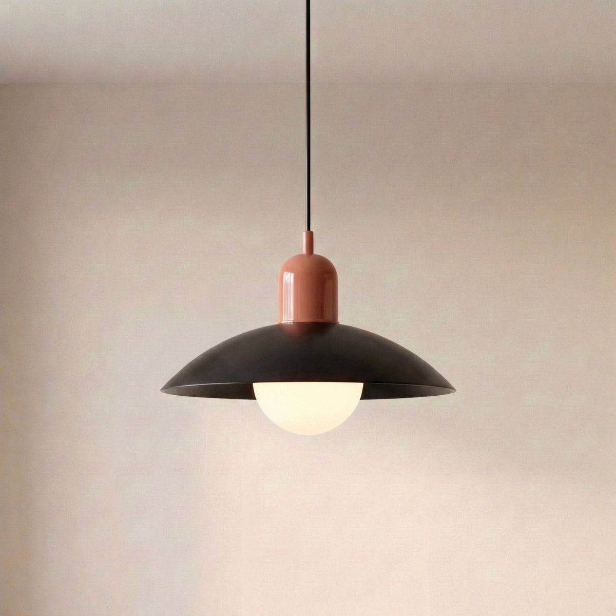 IJzeren hanglamp tweekleurig Ø32 cm warmwit LED voor eetkamer keuken eiland woonkamer landelijk modern
