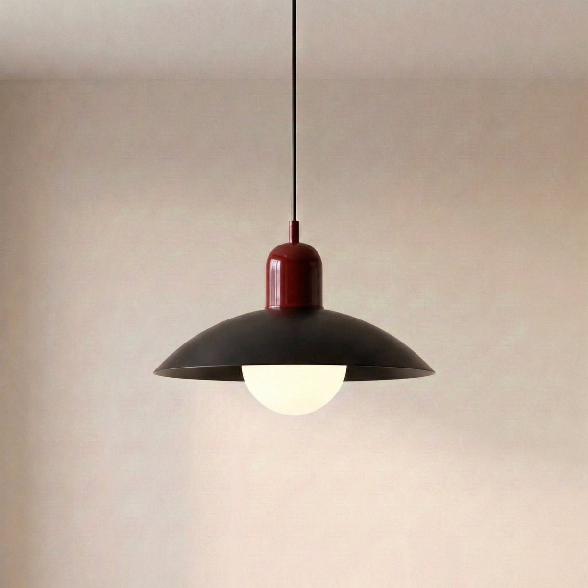 IJzeren hanglamp tweekleurig Ø32 cm warmwit LED voor eetkamer keuken eiland woonkamer landelijk modern