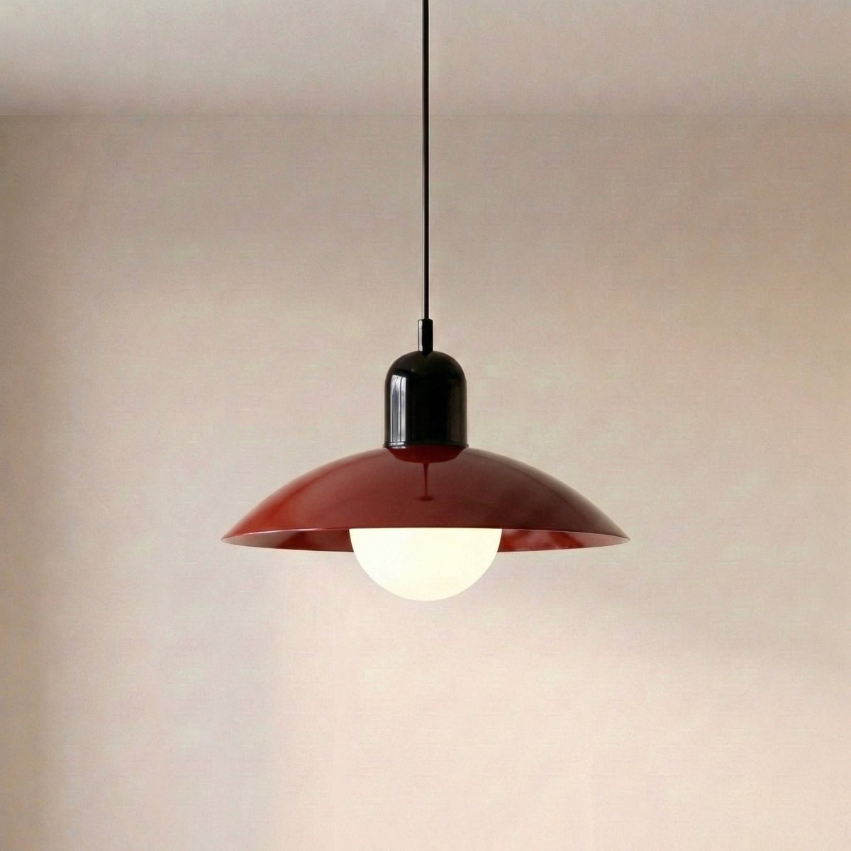 IJzeren hanglamp tweekleurig Ø32 cm warmwit LED voor eetkamer keuken eiland woonkamer landelijk modern