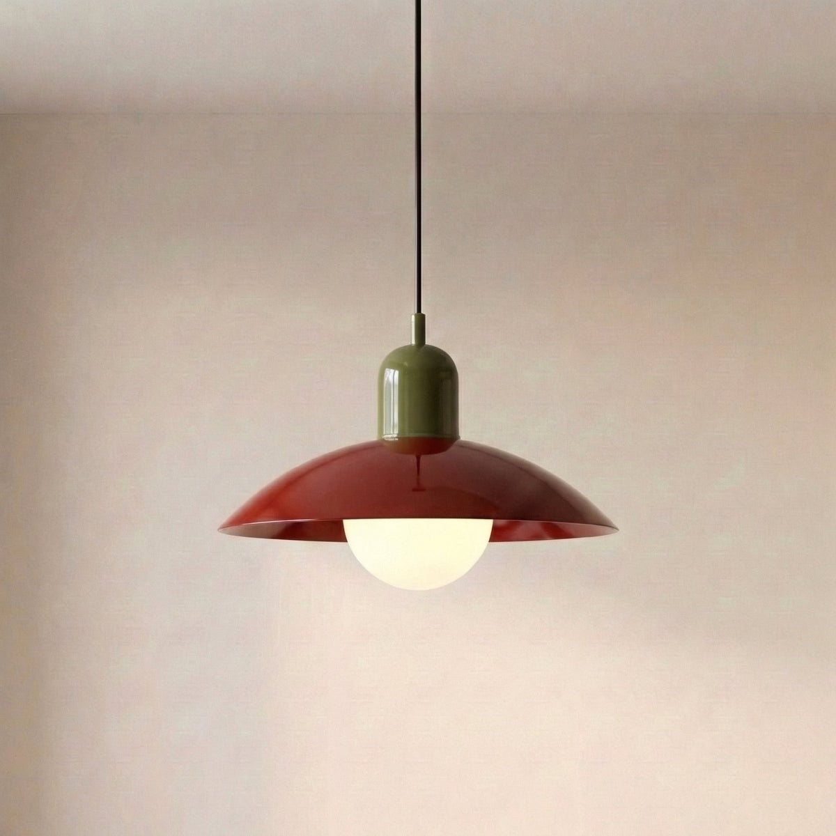 IJzeren hanglamp tweekleurig Ø32 cm warmwit LED voor eetkamer keuken eiland woonkamer landelijk modern