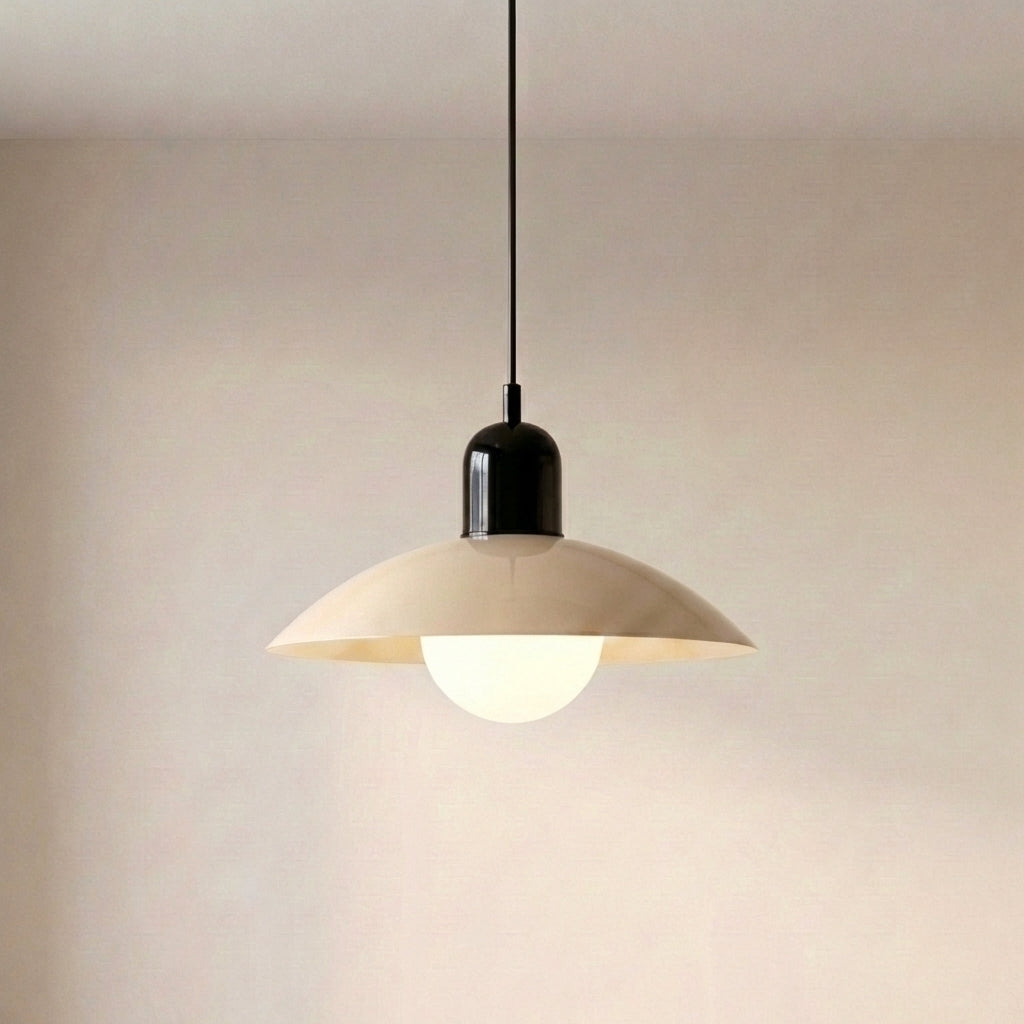 IJzeren hanglamp tweekleurig Ø32 cm warmwit LED voor eetkamer keuken eiland woonkamer landelijk modern