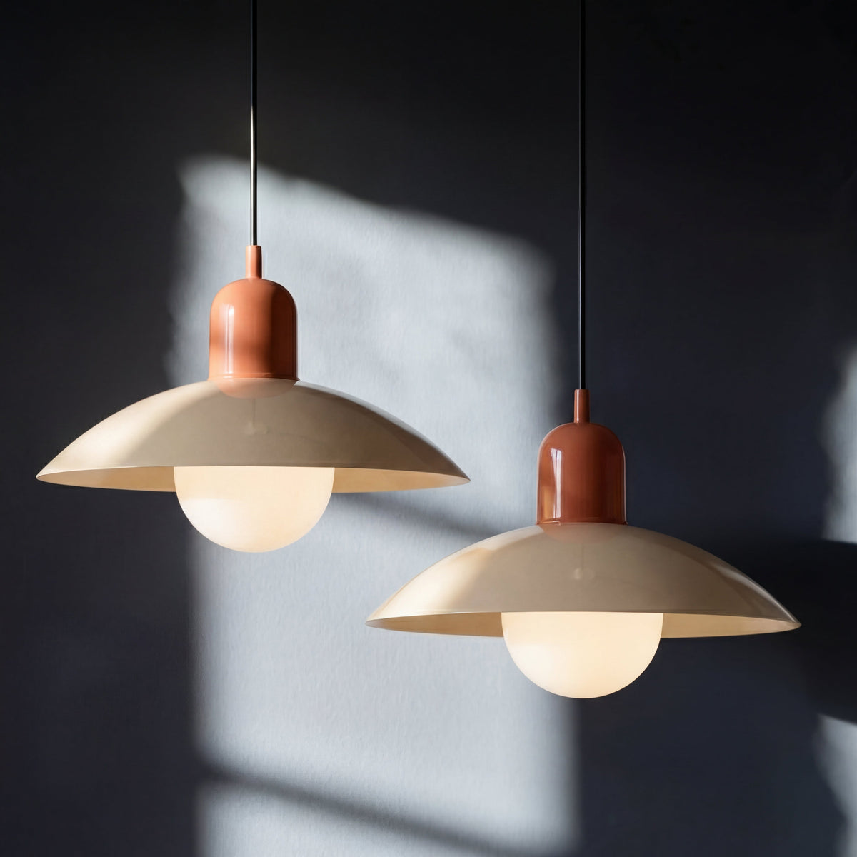 IJzeren hanglamp tweekleurig Ø32 cm warmwit LED voor eetkamer keuken eiland woonkamer landelijk modern