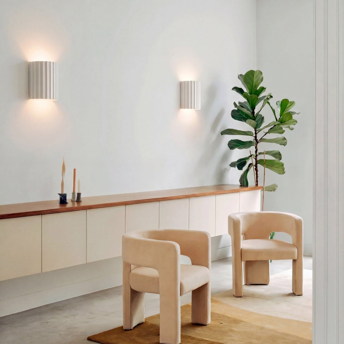 Wandlamp Rond LED Dimbaar Hars Muurdecoratie Kleuraccent Sfeerlicht Leeshoek Gang Slaapkamer Woonkamer