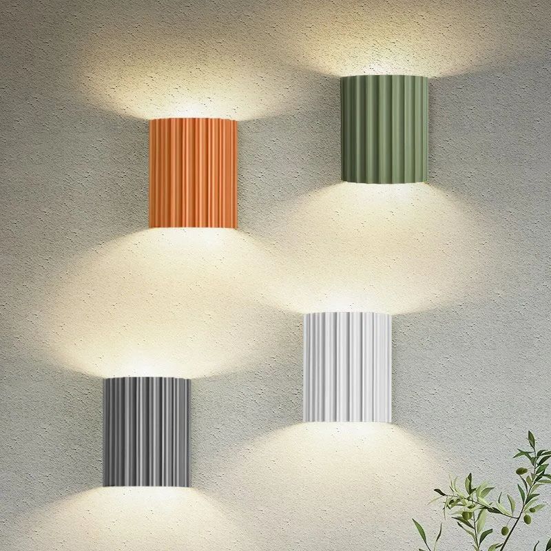 Wandlamp Rond LED Dimbaar Hars Muurdecoratie Kleuraccent Sfeerlicht Leeshoek Gang Slaapkamer Woonkamer