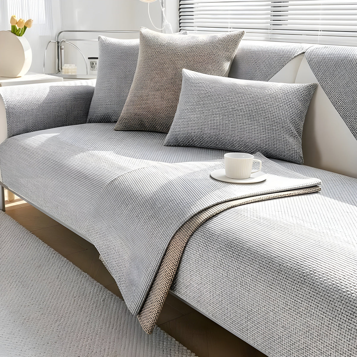 Bankhoes Antislip Voor Hoekbank en Bank - Wasbare Sofa Cover