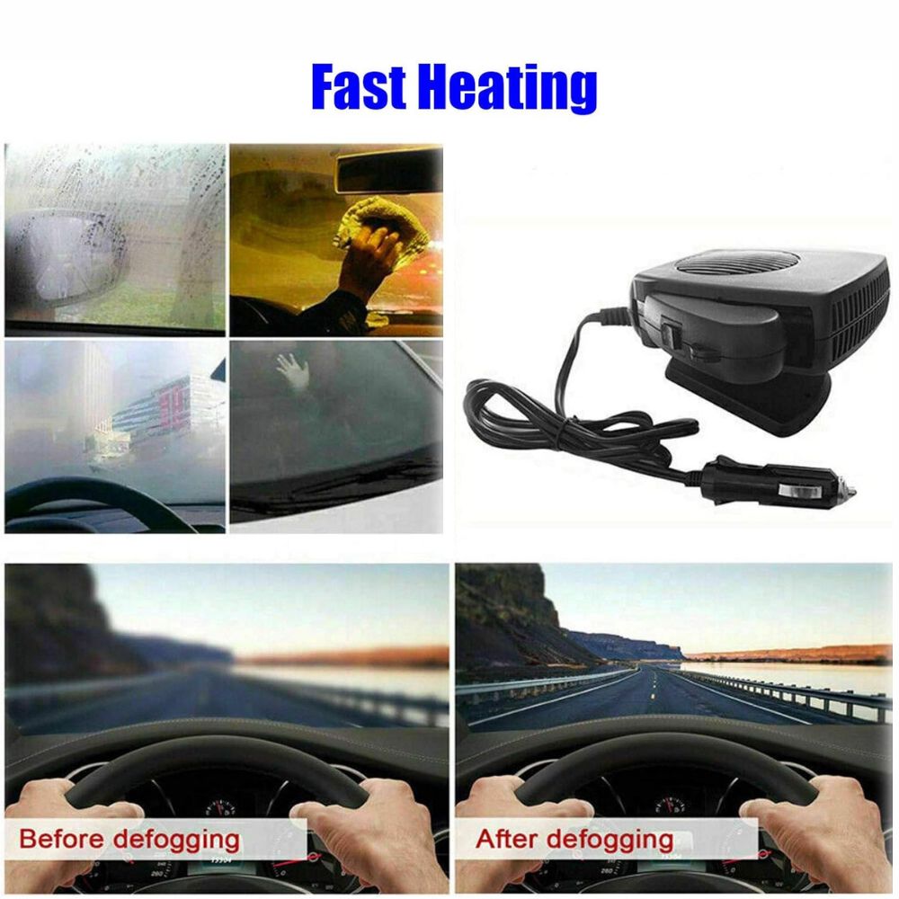 Keramische Auto Verwarming 12V 300W Draagbare Ventilator Snel Ontdooien Voorruit Winter Autorijden Verwarmer