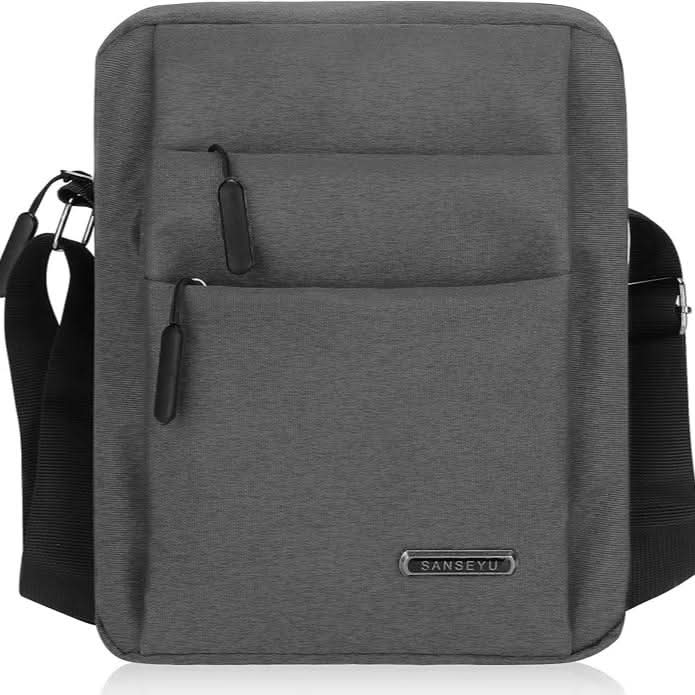Waterdichte Schoudertas Heren met Antidiefstal Rits Verstelbare Schouderriem Compacte Crossbodytas Dagelijks