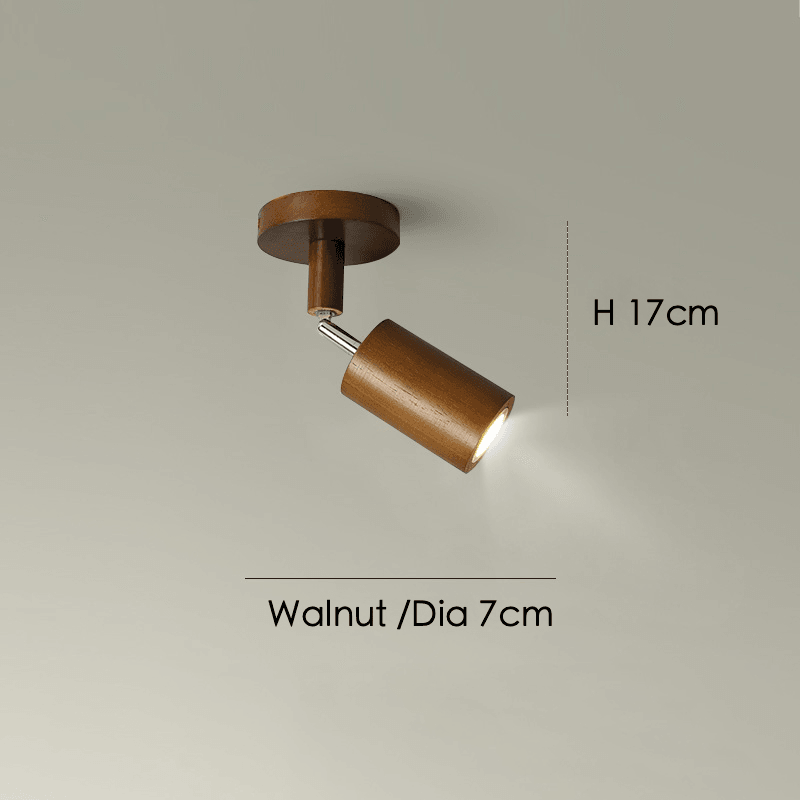 Modulaire Houten Plafondlamp met Verstelbaar Licht - Scandinavisch Design