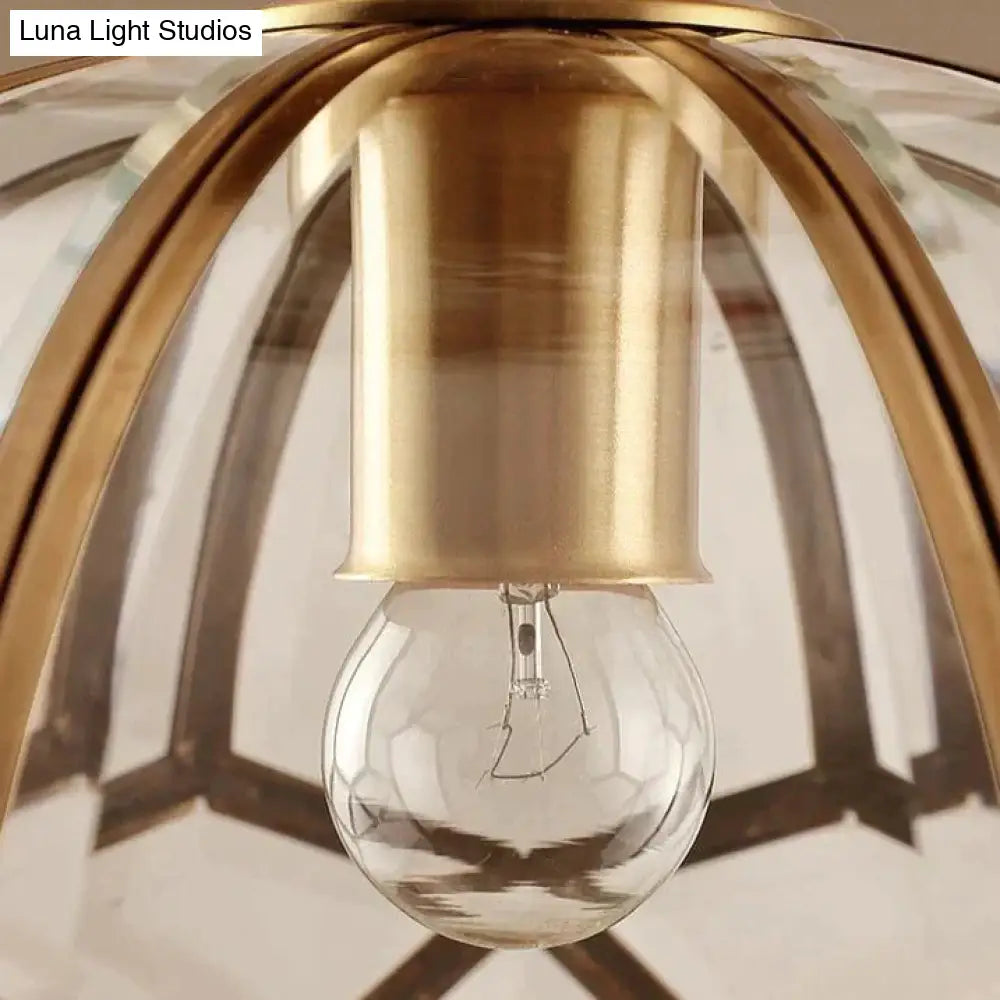 Koperen Plafondlamp Minimalistisch Design Hal Slaapkamer Woonkamer LED Verlichting Opbouwmontage E27