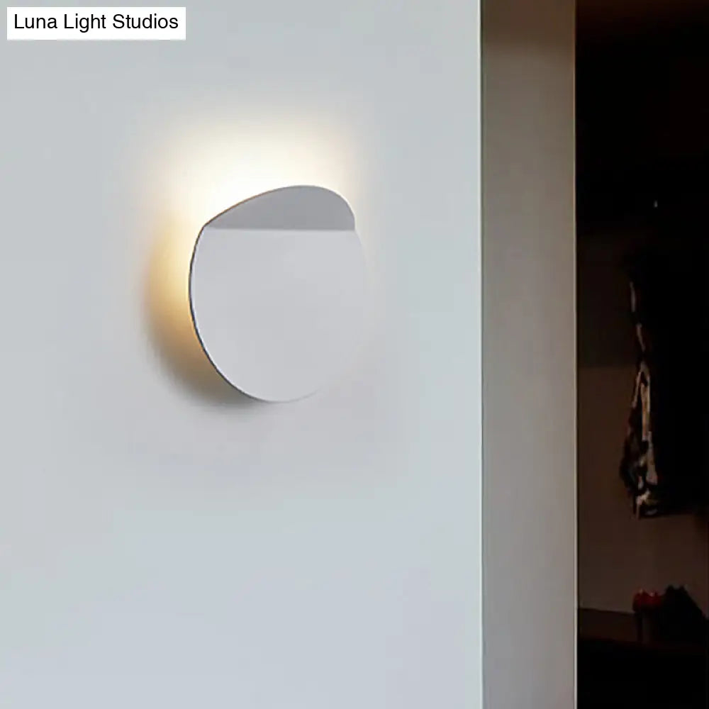 Ronde Wandlamp Metaal LED Dimbaar Warm Wit Gang Hal Corridor Modern Scandinavisch Design Sfeervol Licht
