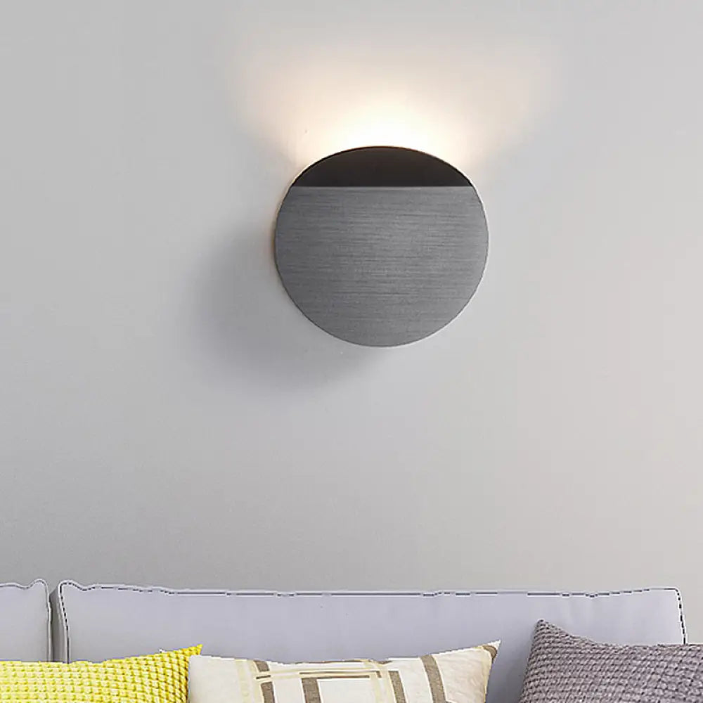 Ronde Wandlamp Metaal LED Dimbaar Warm Wit Gang Hal Corridor Modern Scandinavisch Design Sfeervol Licht