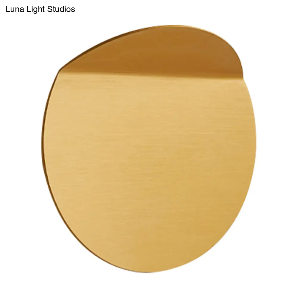 Ronde Wandlamp Metaal LED Dimbaar Warm Wit Gang Hal Corridor Modern Scandinavisch Design Sfeervol Licht