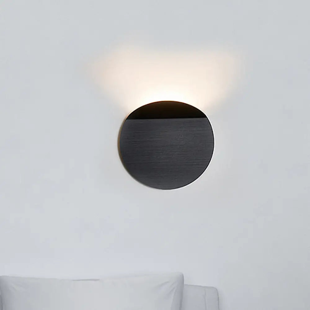 Ronde Wandlamp Metaal LED Dimbaar Warm Wit Gang Hal Corridor Modern Scandinavisch Design Sfeervol Licht