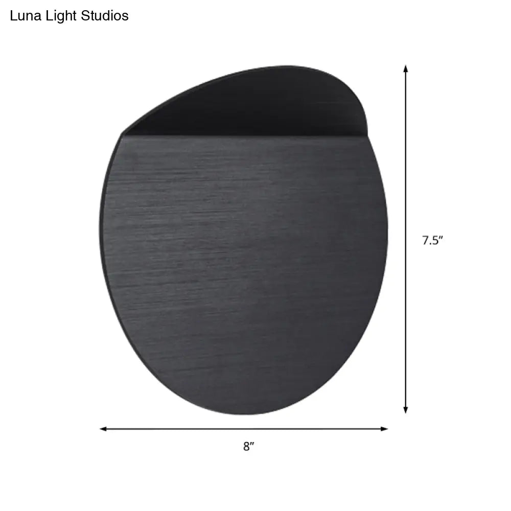 Ronde Wandlamp Metaal LED Dimbaar Warm Wit Gang Hal Corridor Modern Scandinavisch Design Sfeervol Licht