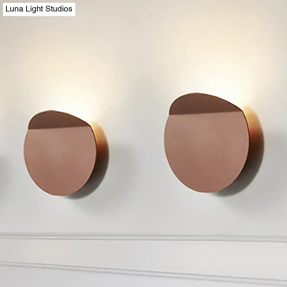 Ronde Wandlamp Metaal LED Dimbaar Warm Wit Gang Hal Corridor Modern Scandinavisch Design Sfeervol Licht