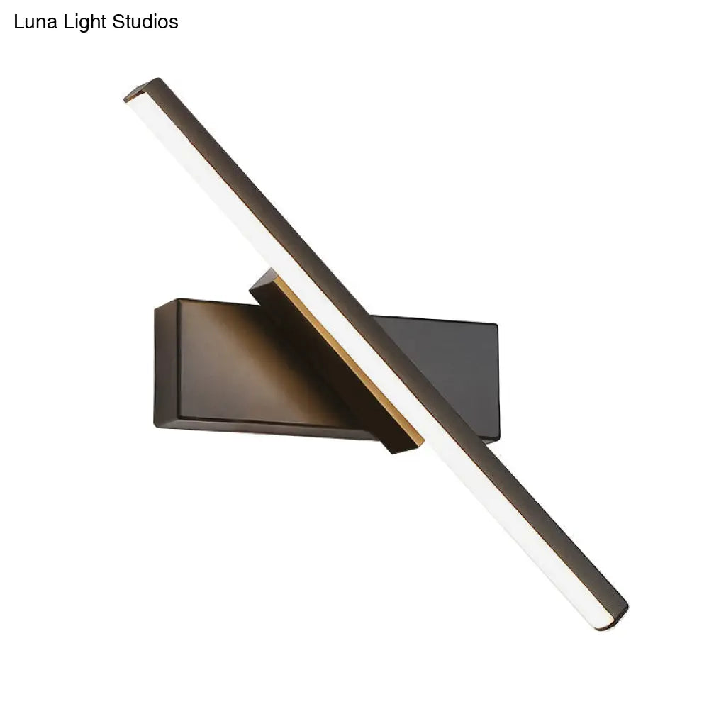 Lineaire LED Wandlamp met Acryl Lichtstrip voor Modern Interieur Zwart of Wit Sfeervol Designverlichting