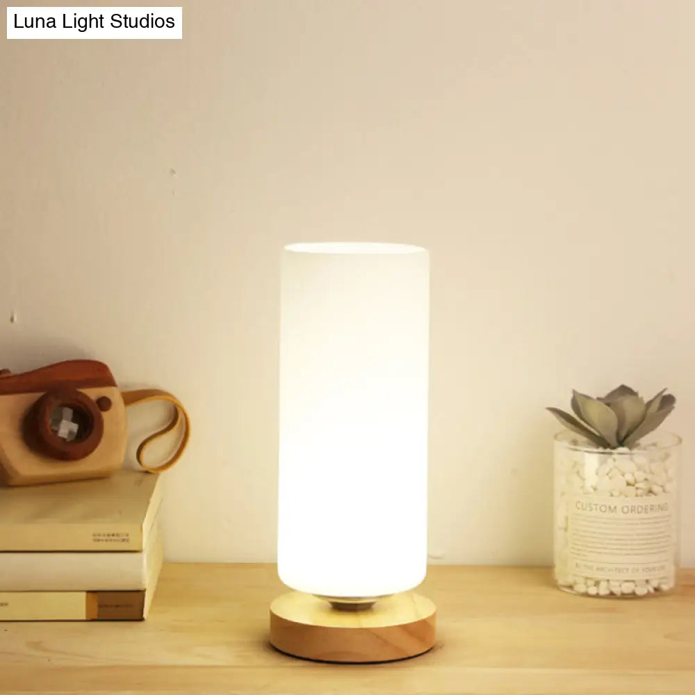 Tafellamp met Glazen Kap Wit Modern Design Leeslamp Bureau Verlichting E26 E27 Fitting Sfeerlamp Tafel
