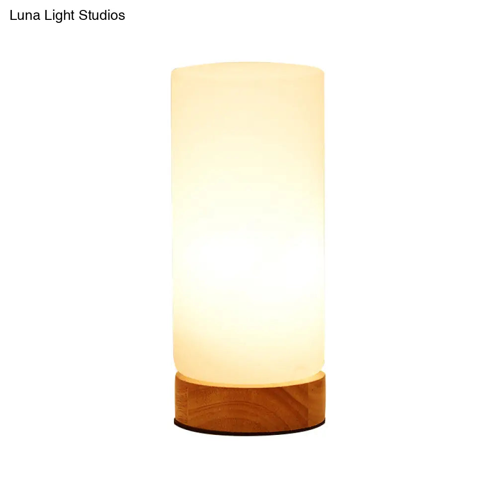 Tafellamp met Glazen Kap Wit Modern Design Leeslamp Bureau Verlichting E26 E27 Fitting Sfeerlamp Tafel
