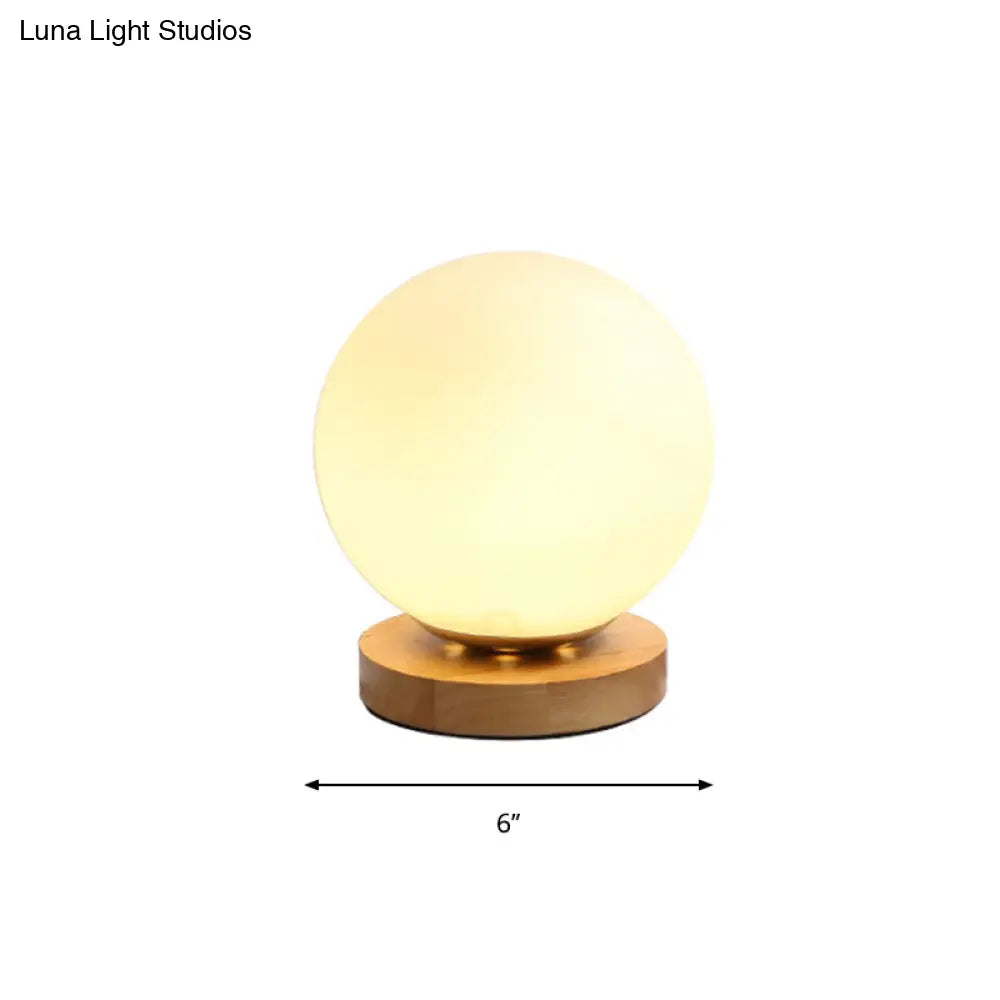 Tafellamp met Glazen Kap Wit Modern Design Leeslamp Bureau Verlichting E26 E27 Fitting Sfeerlamp Tafel