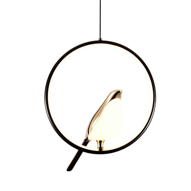 Hanglamp Vogels op Tak Metaal LED Warm Wit 3000K Zwart Goud Eettafel Woonkamer Sfeerlicht Design Interieur